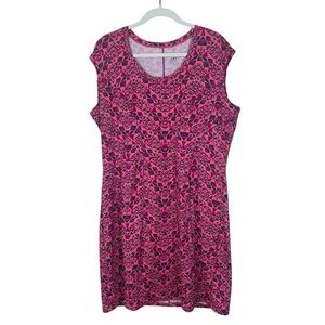 Title Nine Pink Espionage Dream Peony Athletic Dress Size XL Outdoors Hiking